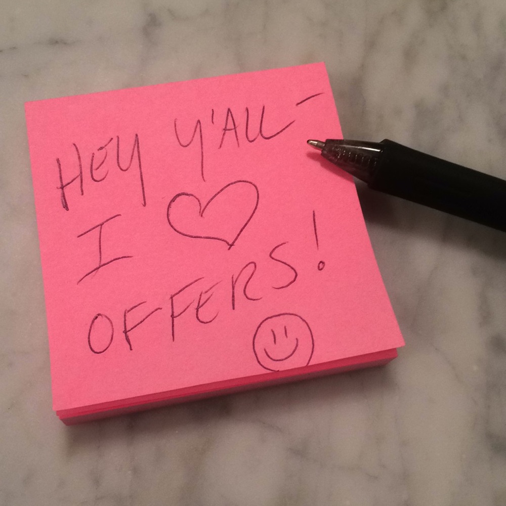 Make me an offer!
